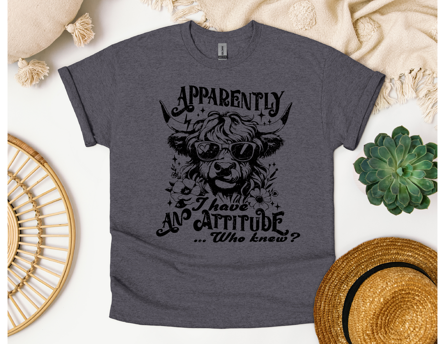 Turns Out I Have Attitude Highland Cow