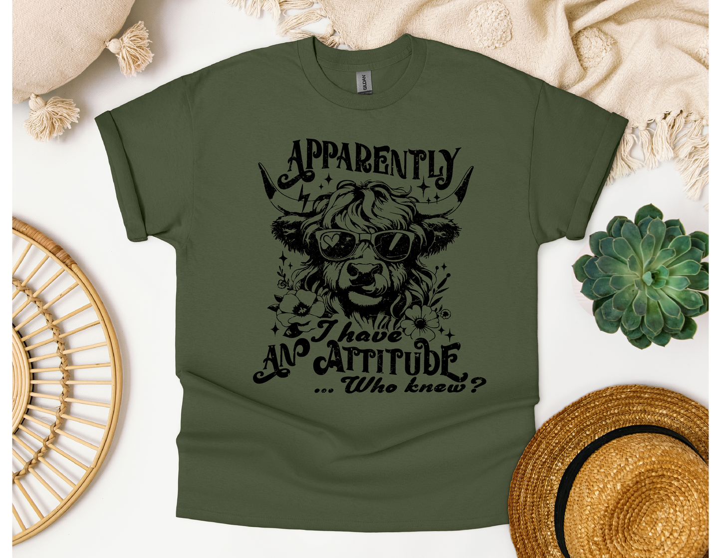 Turns Out I Have Attitude Highland Cow
