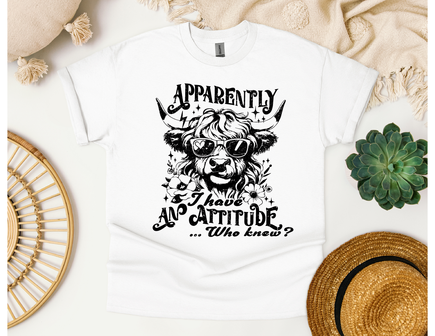 Turns Out I Have Attitude Highland Cow