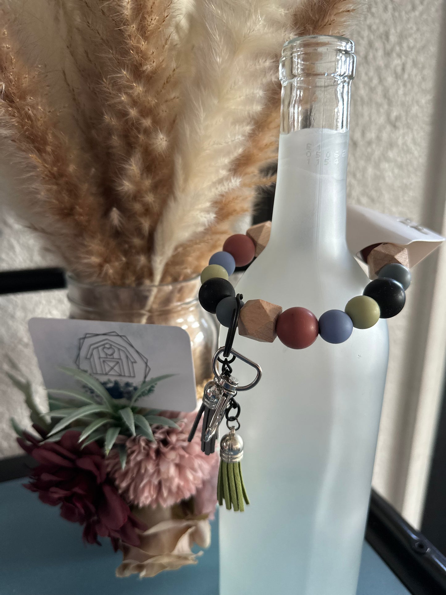 Earthy tones Wristlet