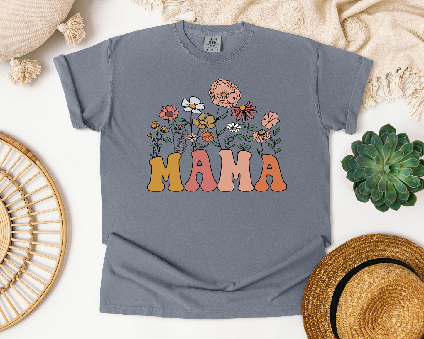 Mama with Flowers