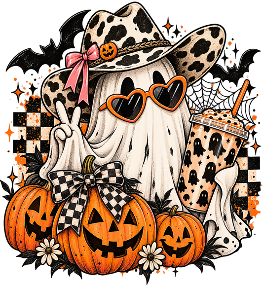 Ghosty Halloween DTF Transfer