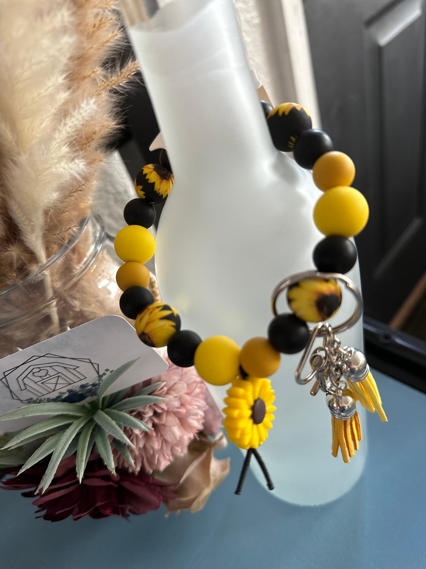 Sunflower Wristlet