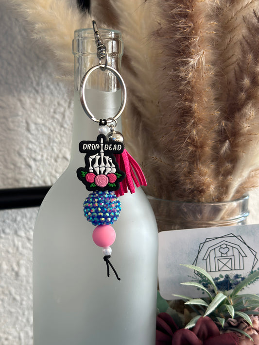 Drop Dead keychain