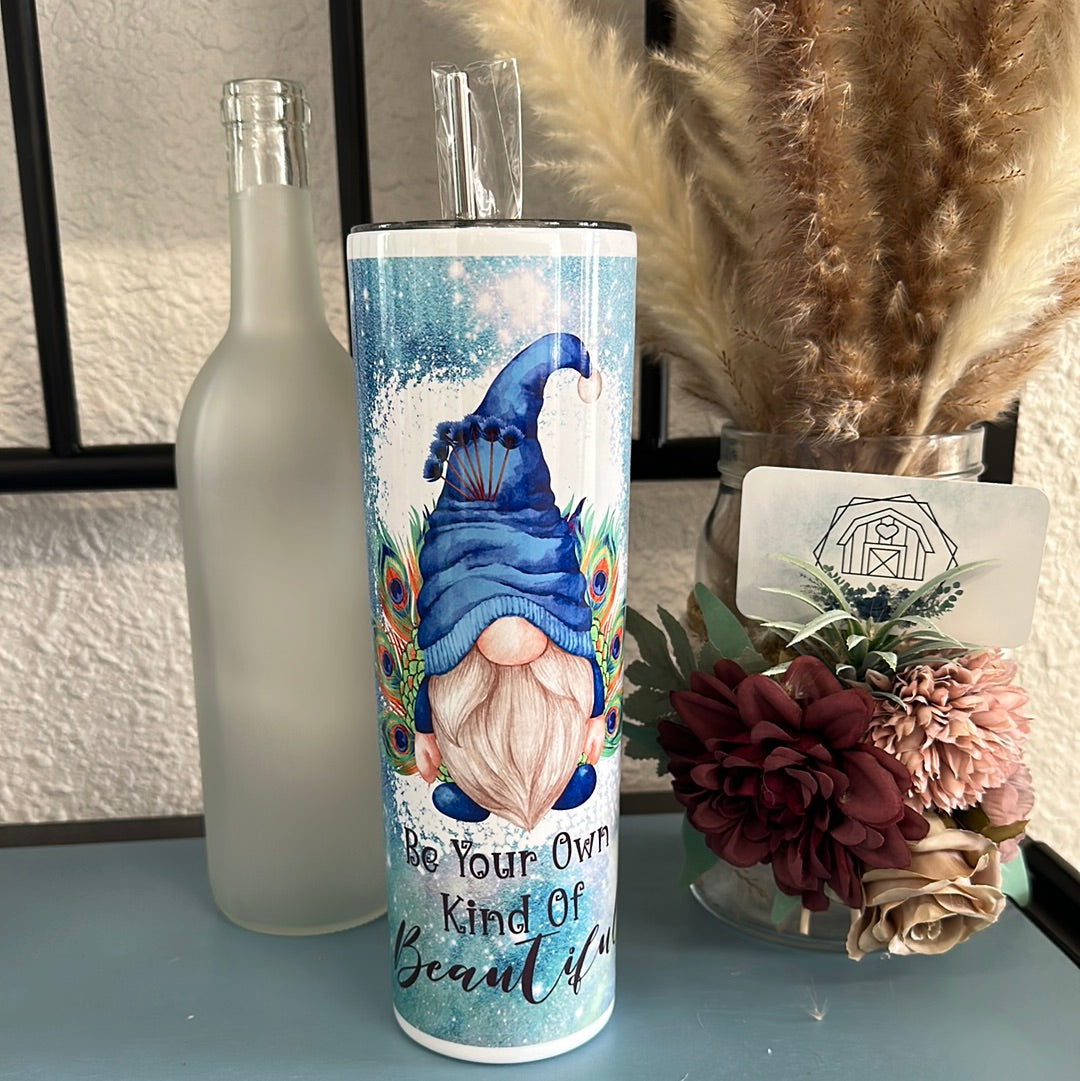 Gnome “Be your own Beautiful” Tumbler