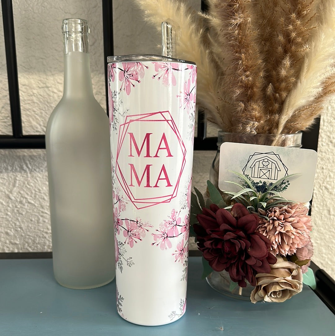 Floral Mama Tumbler